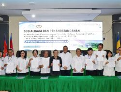 Rektor Joseph Kambey Gelar Kegiatan Sosialisasi dan Penandatanganan P3DN serta UMK