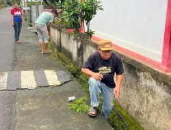 Pemerintah Desa Kembes Dua Gelar Kerja Bakti Bersama Guru SD GMIM 1 Kembes
