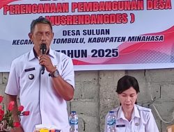 Pemdes Suluan Gelar Musrenbangdes, Bahas Prioritas Pembangunan Desa